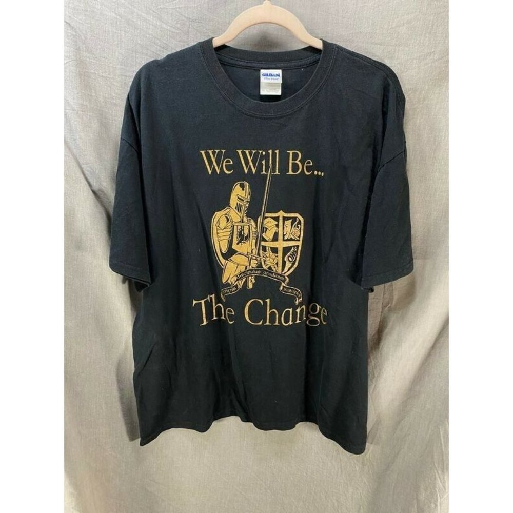 Ocoee Knight 2009-2010 We Will Be The‎ Change Shirt Adult XL Black Tee Mens.